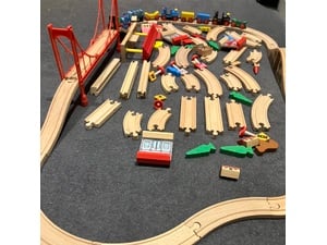 Wooden Train Set in Newport