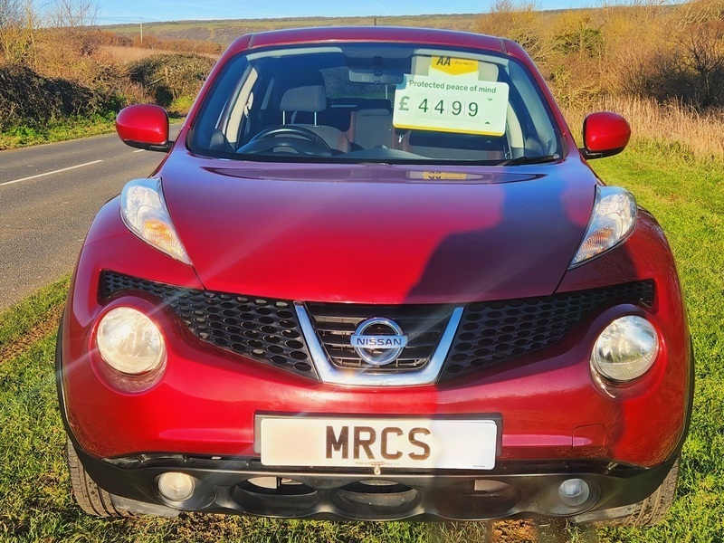 NISSAN JUKE ACENTA SPORTS PACK 1.6cc PETROL 2010 ISLAND RED