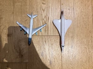 Air force one and Concorde toys in Newport