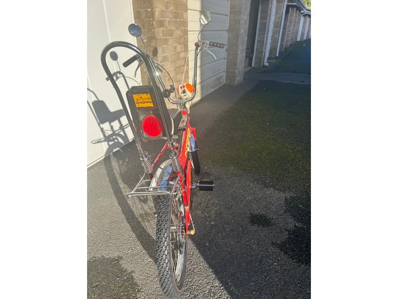 Raleigh chopper mk2. VGC original red paint work.  Adults Bicycles in Ventnor