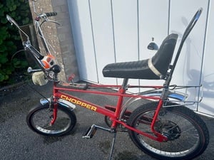 Raleigh chopper mk2. VGC original red paint work.  Adults Bicycles