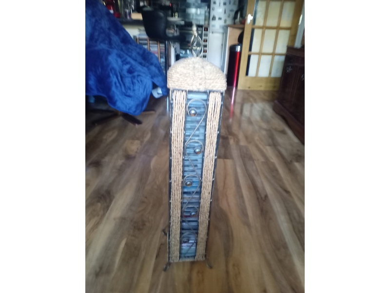 HANDMADE CD RACK UNIQUE AND ORIGINAL