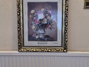 Framed picture of Roses by Albert Williams  in Sandown