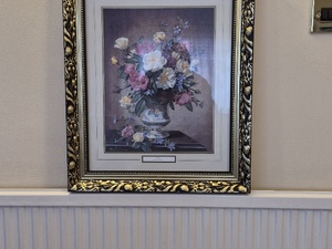 Framed picture of Roses by Albert Williams  Prints in Sandown