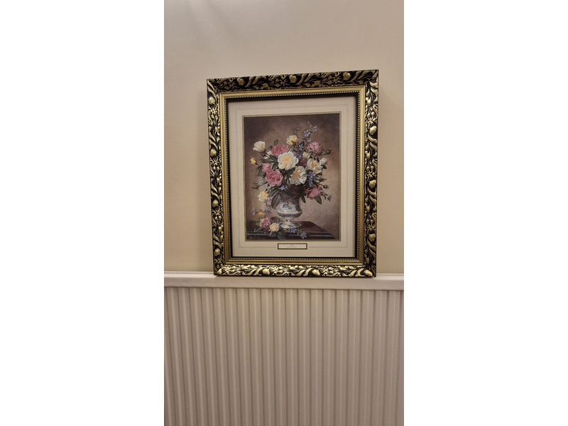 Framed picture of Roses by Albert Williams  in Sandown