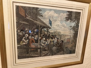 Set of 4 Coloured Prints of engravings by William Hogarth Art