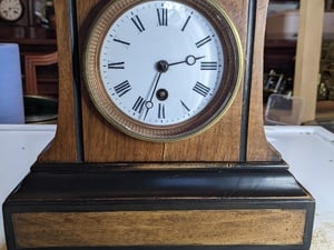 Regency style mechanical clock. in East Cowes
