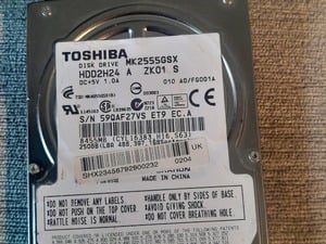 Hard Drive SATA 2.5 232GB in Newport