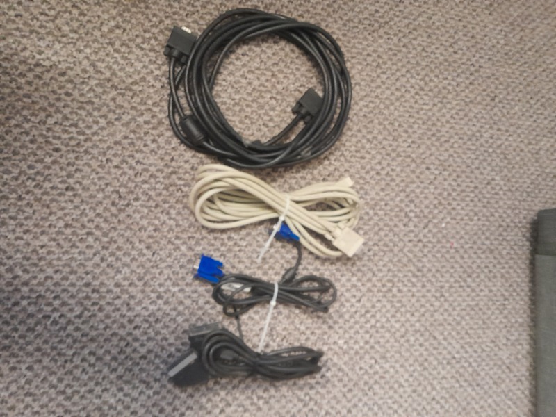 VGA and Scart leads in Newport