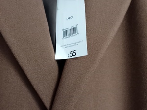 Man's overcoat brand new