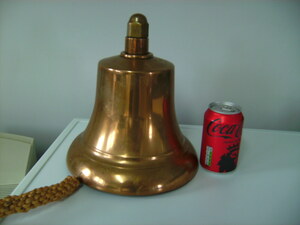 VINTAGE LARGE HEAVY BRASS CHAPEL BELL in Ryde