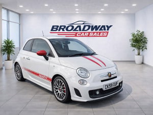 2009 Abarth/Fiat 500 1.4 Petrol Turbo - RED LEATHER INTERIOR