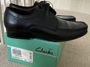 Pair of Men’s Black Leather Shoes in Ventnor