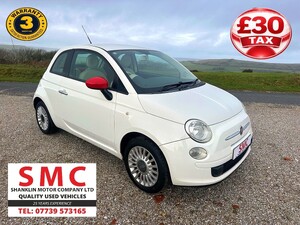 £30 TAX 58K 2009 FIAT 500 1.2 POP
