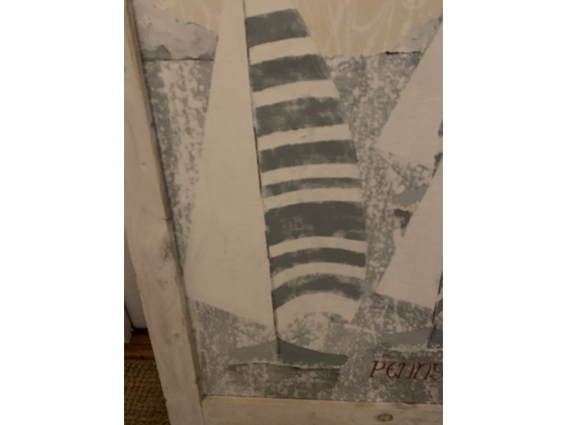 Unique Original Coastal Art/ Shabby Chic Frame Paintings in Bembridge