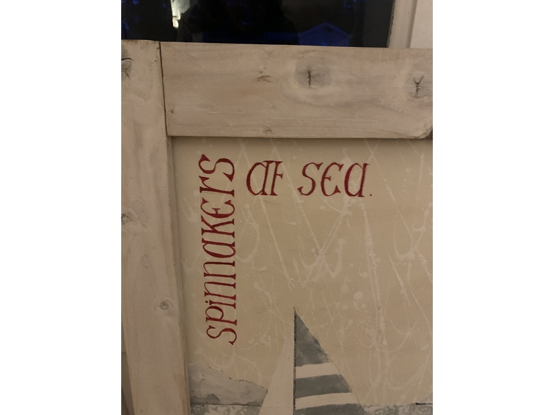 Unique Original Coastal Art/ Shabby Chic Frame in Bembridge