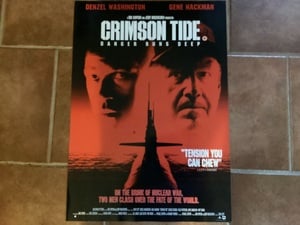 Vintage CRIMSON TIDE  A2 Movie Poster in Cowes