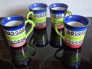 £8 for 4 Reckless Designer mugs by James Sadler Ltd in Sandown