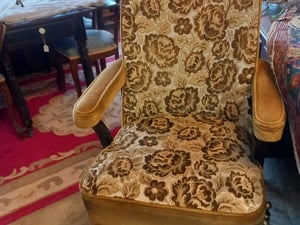 Retro vintage swivel Armchair  in Shanklin