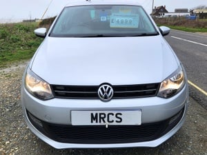 VW POLO MATCH 1.2 TDI HATCH IN REFLEX SILVER METALLIC 2014 - 14 PLATE ONLY DONE  83,247 MILES FROM NEW.