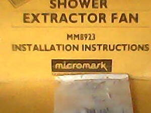 Shower Ventilation Kit £15 ono in Ventnor