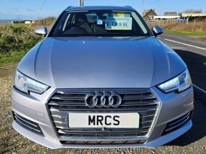 **AUTOMATIC** AUDI A4 SPORT ULTRA TDI ESTATE / 2016 - 16 PLATE IN FLORET SILVER METALLIC.