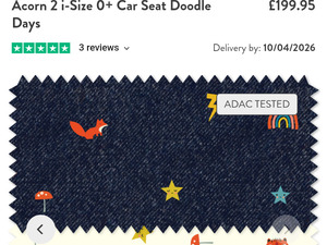 Cosatto Acorn 2 i-size car seat Baby Equipment in Ryde