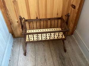 Rocking DOLL’S COT in Cowes