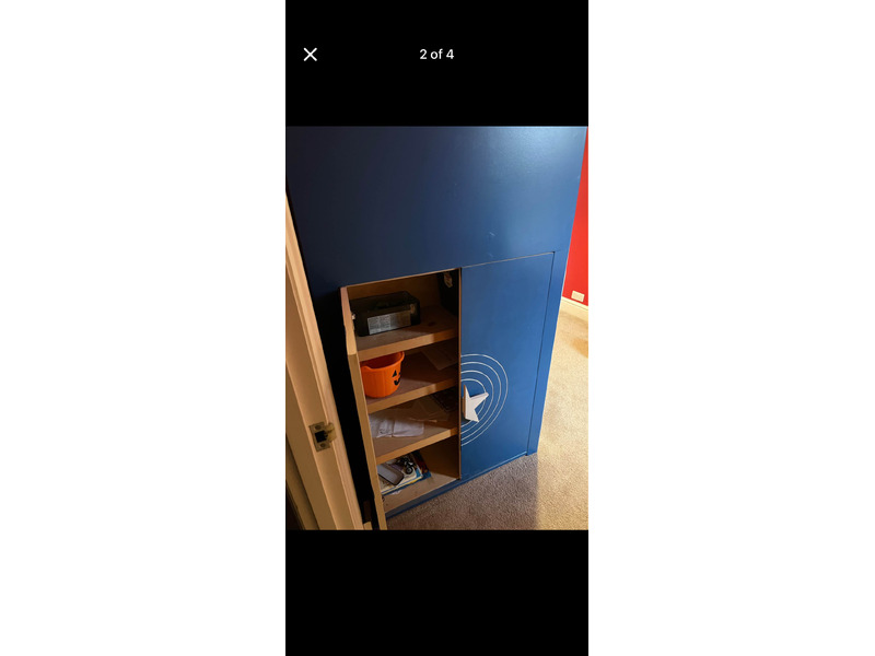 Boys handmade cabin bed
