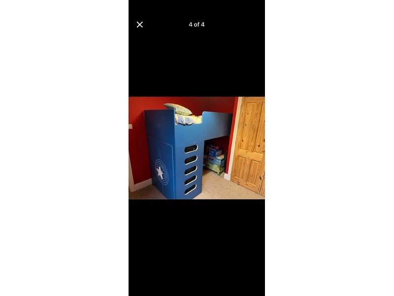 Boys handmade cabin bed in Ryde