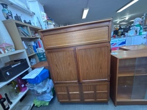 Vintage Nathan media cabinet teak wood in Newport