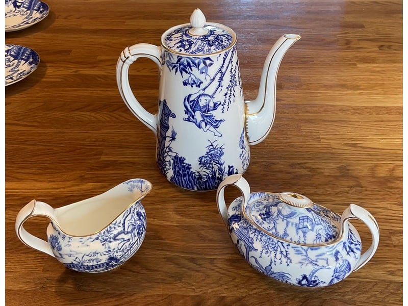 Vintage RCD “Mikado” china coffee pot and related pieces - REDUCED TO SELL