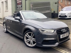 Audi a3 S-Line 2.0l Diesel 2dr Cabriolet finished in Metallic Daytona Grey