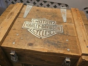 Harley davidson small wooden crate in Ryde