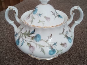 Royal Albert Brigadoon Lidded Sugar Bowl with Handles  in Shanklin