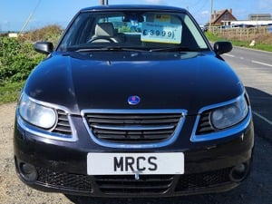**AUTOMATIC** SAAB 9-5 HOT AERO SALOON 2008 - 08 PLATE IN ESPRESSO BLACK METALLIC / WHAT A CAR.