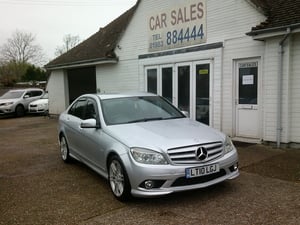 AUTOMATIC - 2010/10 Mercedes C-Class C180 CGI BlueEFFICIENCY Sport £4,995