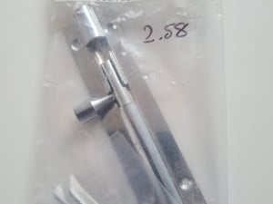 4" Chrome Plated Door Bolt With Screws in Seaview