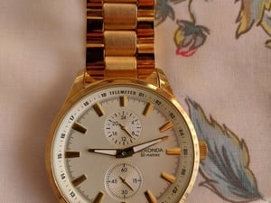 SEKONDA gold plated quartz watch in Ryde