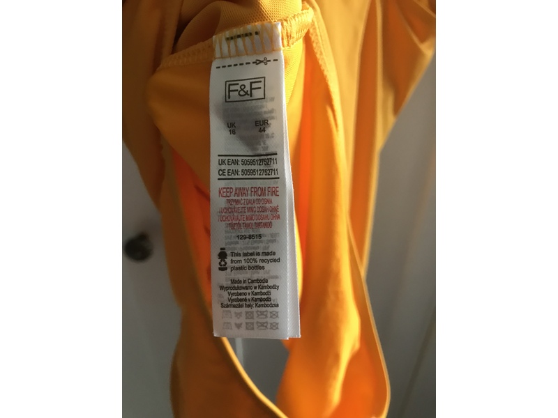 Size 16 swimming costume Activewear