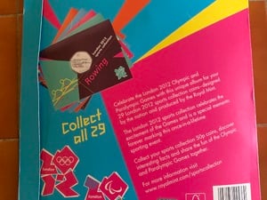 London 2012 Olympic Games Coins + Album