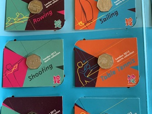 London 2012 Olympic Games Coins + Album in Sandown