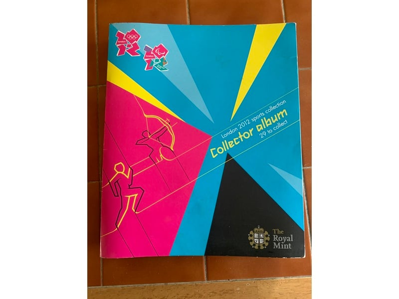 London 2012 Olympic Games Coins + Album in Sandown