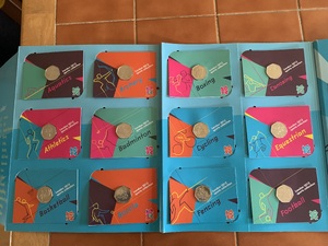 London 2012 Olympic Games Coins + Album Coins in Sandown