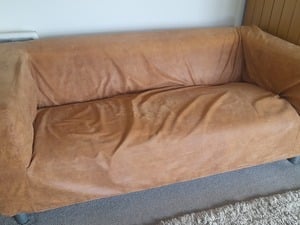 IKEA Classic  Klippan Sofa with spare Faux Leather cover in Shanklin