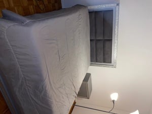 Queen Bedroom Set 4pcs LED in Headboard Headboard lights up New condition less than 1yr old in Sandown