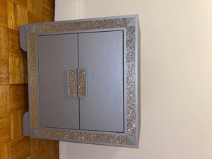 Queen Bedroom Set 4pcs LED in Headboard Headboard lights up New condition less than 1yr old King Size Beds in Sandown