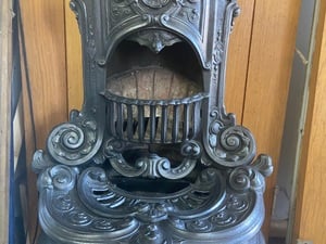 Antique French cast iron stove  in Cowes