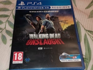 Walking dead onslaught £8 ps4 psvr in Sandown
