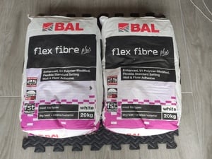 BAL Flex Fibre Plus White 20kg x 2 in Ryde